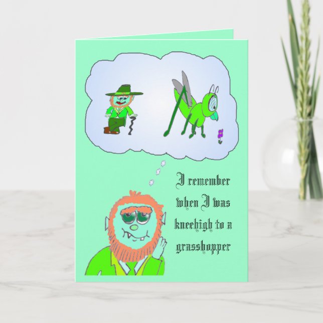 St Patrick's Day (memories) Card (Front)