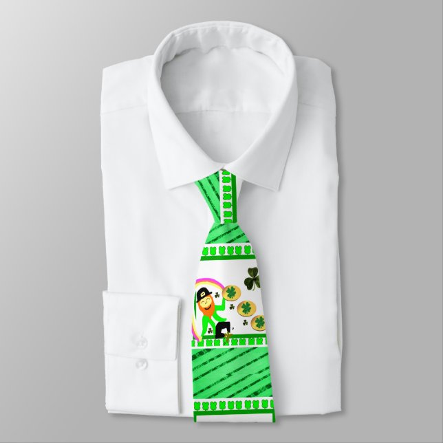 St. Patrick's Day Men Designer Ties (Tied)
