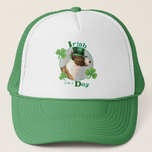 St. Patrick's Day Mini Bull Terrier Trucker Hat