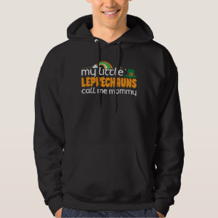 St Patrick's Day Mom Mommy's Lucky Charm Irish Mot Hoodie