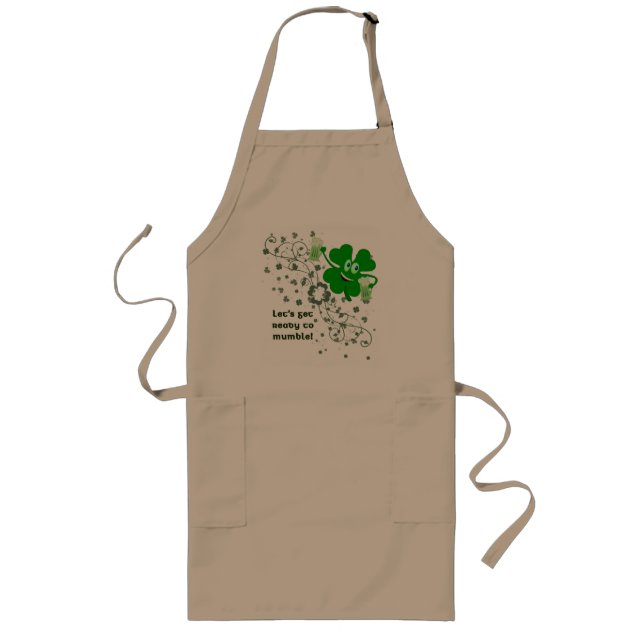 St. Patrick's Day Mumble Apron (Front)