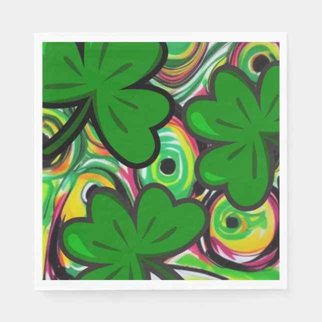 St. Patrick's Day Napkin (Front)