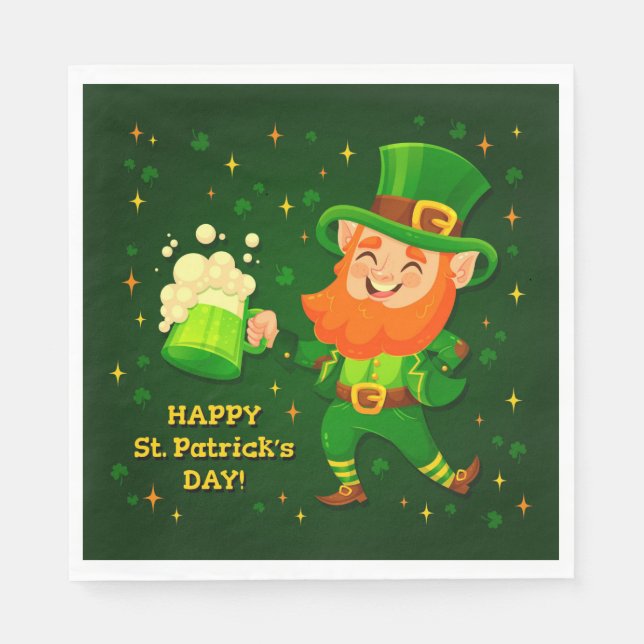 St Patrick's Day Napkins (Front)