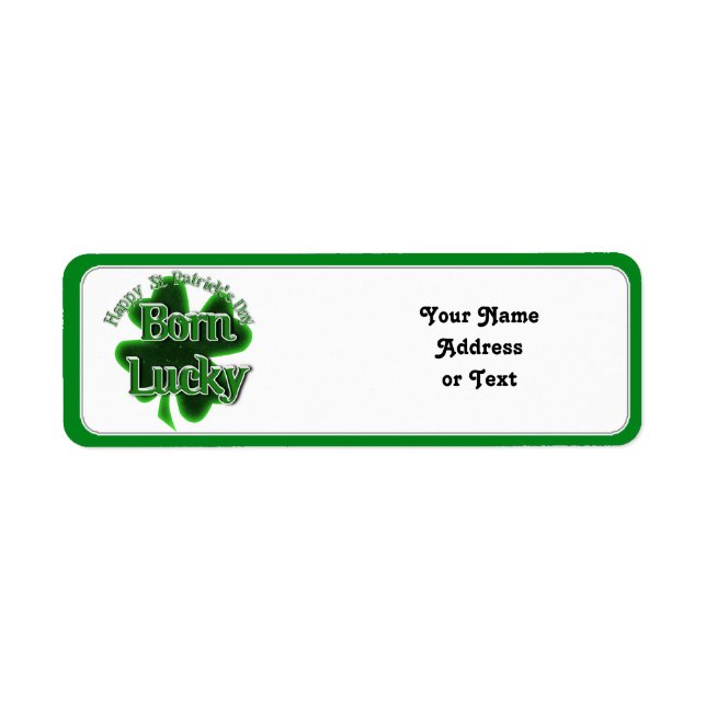 St. Patrick's Day Né Lucky (Devant)