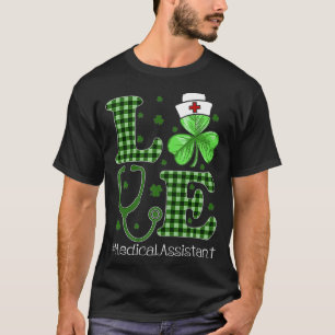 St Patricks Day Nurse And Medical Assistant Premiu T-Shirt