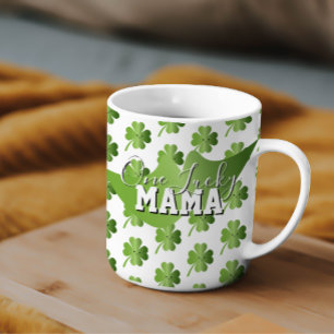 St Patricks Day One Lucky Mom Coffee Mug