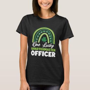St Patricks Day One Lucky Quartermaster Officer T-Shirt