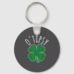 St. Patrick's Day O'tipsy Drinking Beer Drunk Sham Keychain