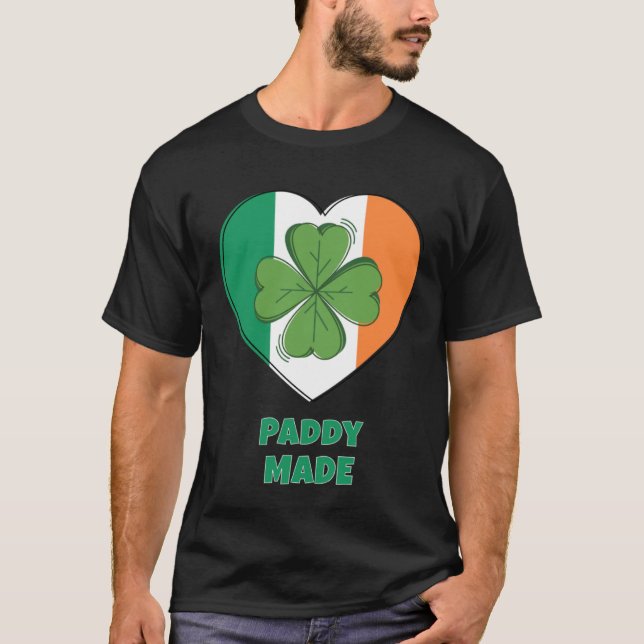 St Patrick's Day Paddy Made T-Shirt (Front)