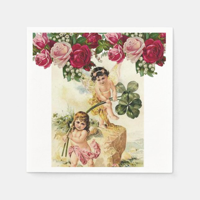 St. Patrick's Day Paper Napkins (Front)