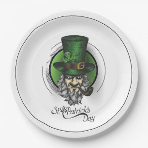 St Patrick's Day Paper Plate