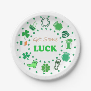 St. Patrick's Day Paper Plate
