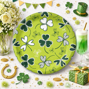St Patrick's Day Paper Plate