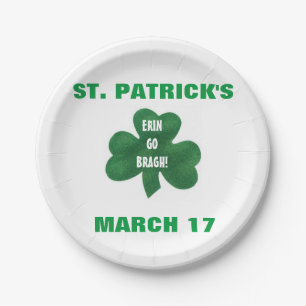 ST. PATRICK'S DAY PAPER PLATE
