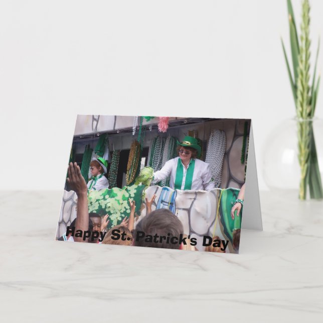 St Patricks Day Parade Card (Front)