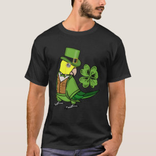 St Patricks Day Parrot I Double Yellow headed Amaz T-Shirt