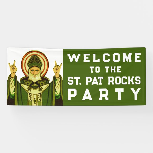 St. Patrick's Day Party Banner (Horizontal)