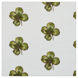 ST PATRICK'S DAY PARTY GREEN IRISH SHAMROCK FABRIC