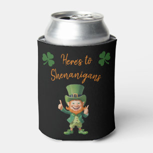 St Patrick's Day Party-Here's to Shenanigan's- Can Cooler