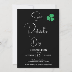 St Patricks Day Party Invitation