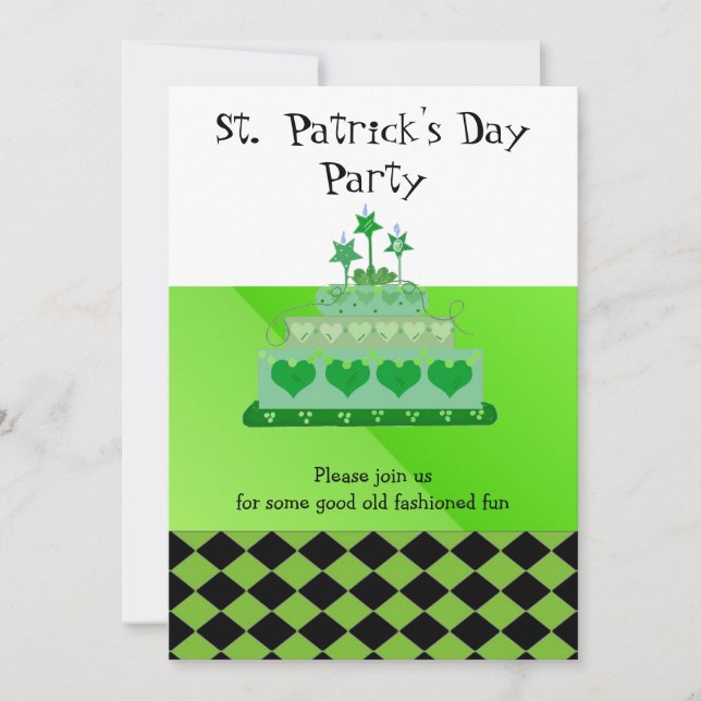 St. Patrick's Day Party Invitation (Front)