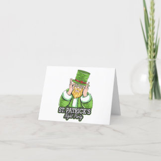 St Patrick's Day Party Thank You Card