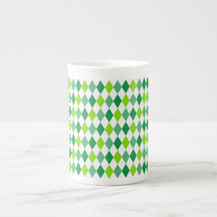 St. Patrick's Day Pattern Bone China Mug