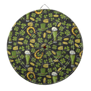 St. Patrick's Day Pattern Dartboard