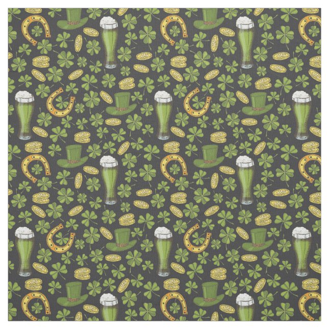 St. Patrick's Day Pattern Fabric (Swatch)