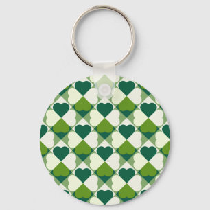 St. Patrick's Day Pattern Keychain