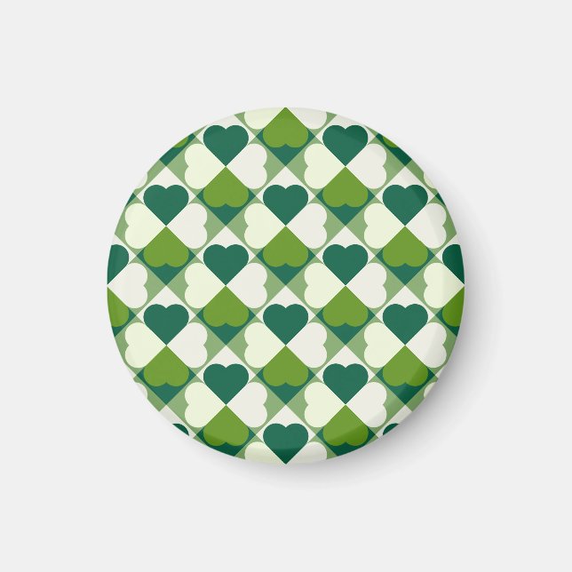 St. Patrick's Day Pattern Magnet (Front)