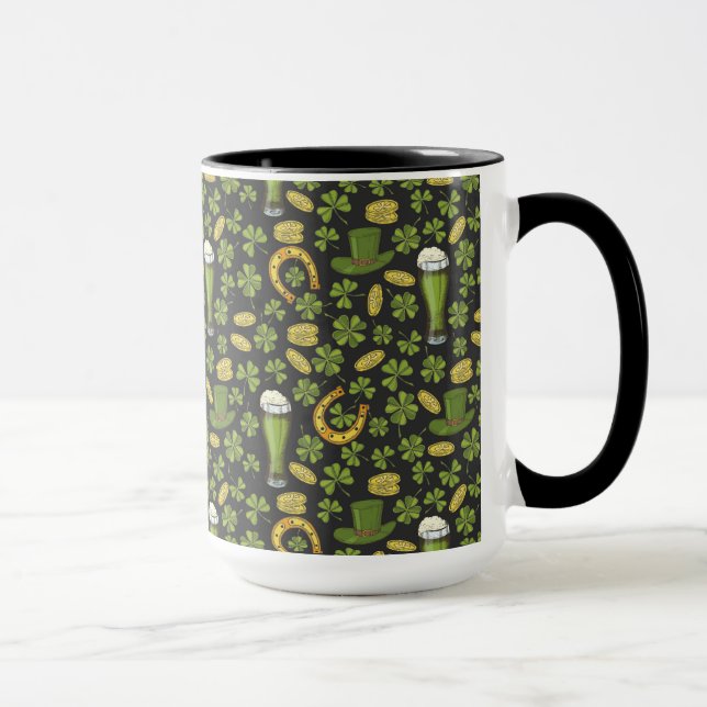 St. Patrick's Day Pattern Mug (Right)