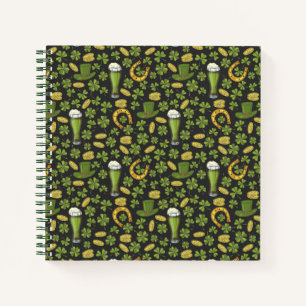 St. Patrick's Day Pattern Notebook