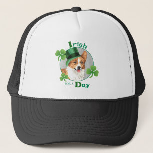 St. Patrick's Day Pembroke Welsh Corgi Trucker Hat