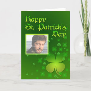 St. Patrick's day photo card