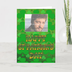 St. Patrick's day photo card