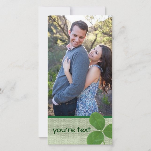st patricks day Photo Card (Front)