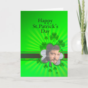 St. Patrick's day photo card