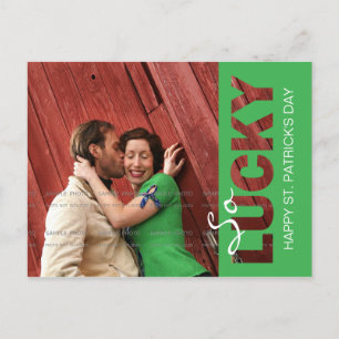 St Patrick's Day Photo Postcard Template   Cut Out