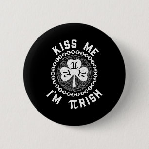 St Patricks Day Pi Day Math Pi Day Irish Funny Stu 2 Inch Round Button