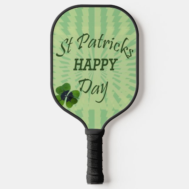 St. Patrick's Day Pickleball Paddle (Front)