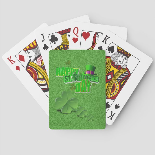 St. Patrick's  Day Playing Card Deck (Back)