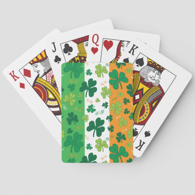 St Patrick's Day playing cards (Back)