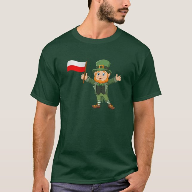 St. Patricks Day Polish T-Shirt (Front)
