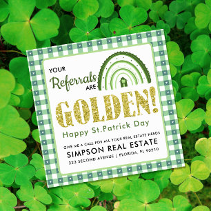 St. Patrick's Day Pop-By Tag Your Referrals Are