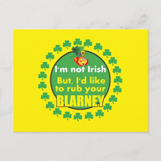 St. Patrick's Day Postcard (Front)