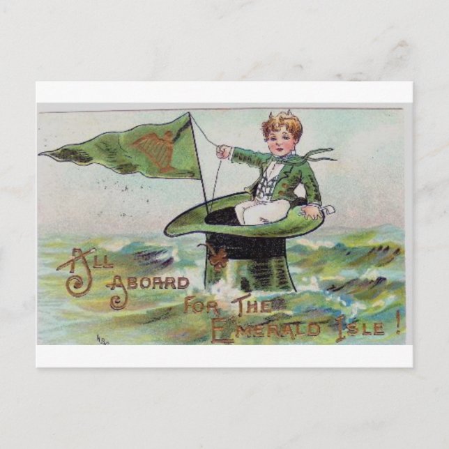 St. Patrick's Day Postcard (Front)
