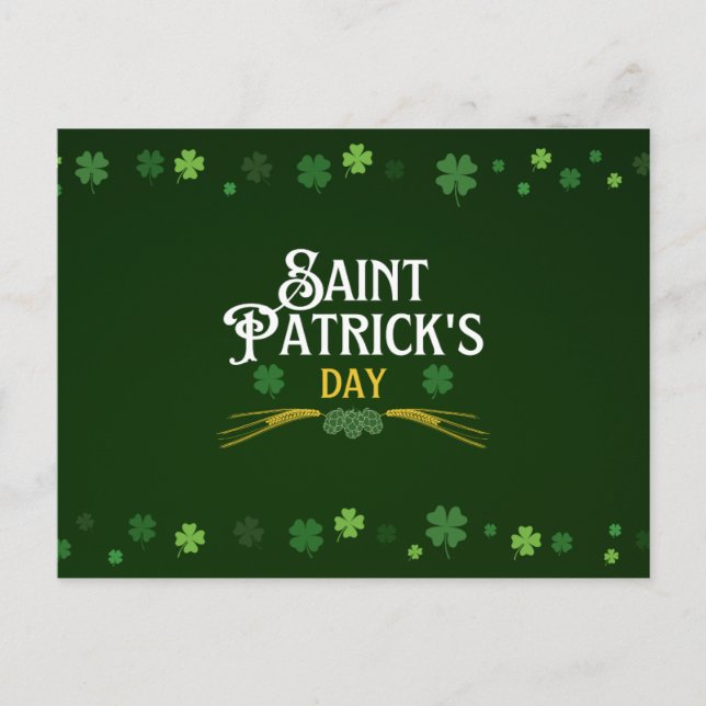 St Patricks Day Postcard (Front)