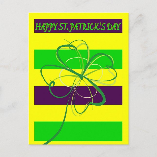 St Patrick's Day Postcard 1 (Front)