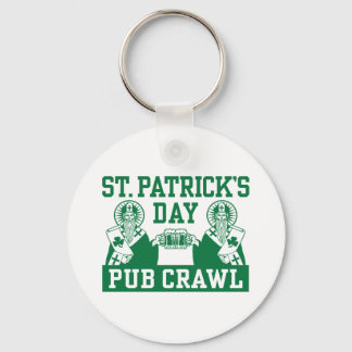 St. Patrick's Day Pub Crawl Keychain